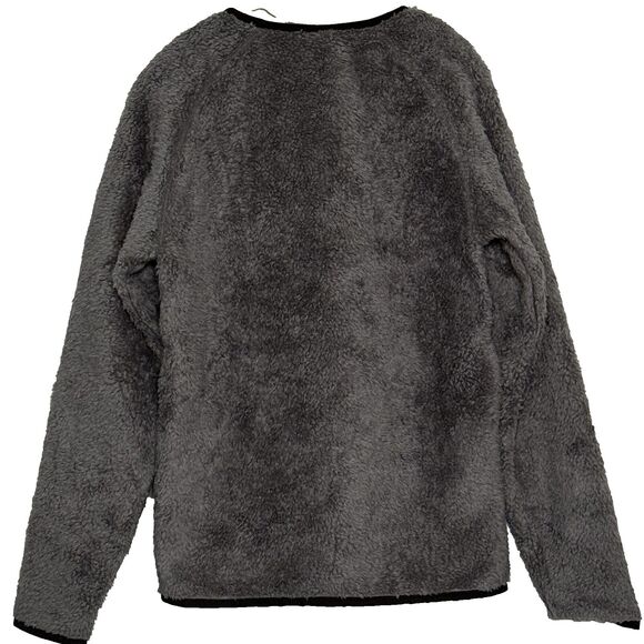 PATAGONIA Los Gatos Crew Pullover Fleece Shirt Mens Med Forge Gray Pocket Jacket - Picture 3 of 8